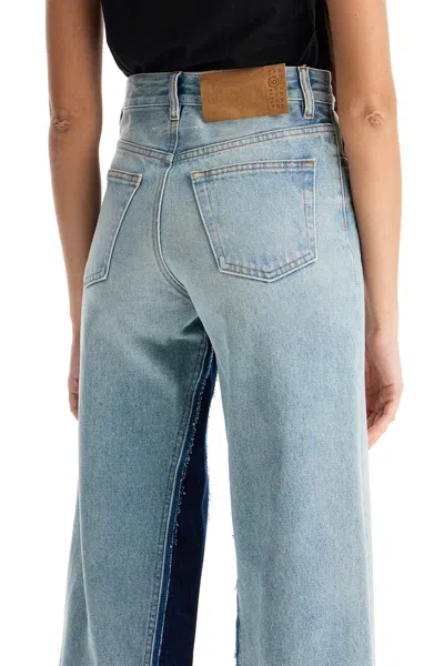 Mm6 Maison Margiela Mm6 By Maison Margiela Contrast Insert Jeans