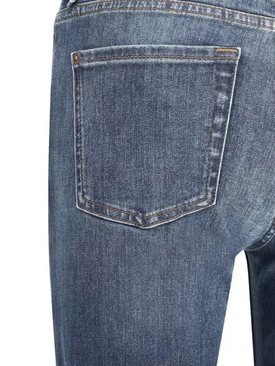 7 For All Mankind Flared Jeans In Blue