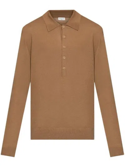 Dries Van Noten 02440 Muano 9700 M.k.polo Clothing In Brown