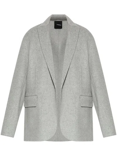 Theory Relaxed Jkt Df.new D Clothing In Grey