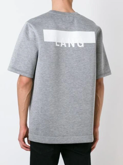 Shop Helmut Lang Logo Print T-shirt