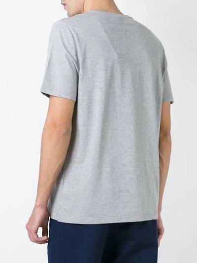 Shop Ami Alexandre Mattiussi Small Ami T-shirt - Grey