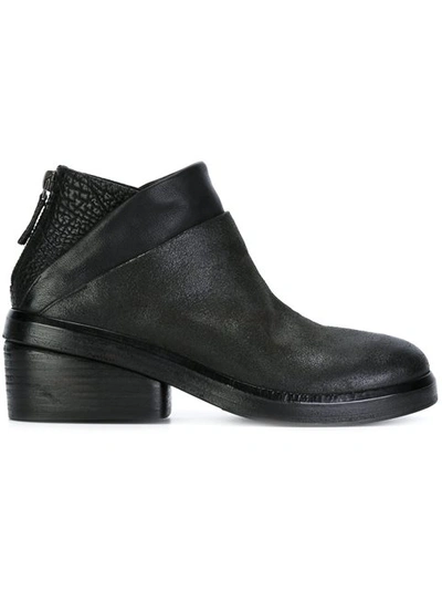 Marsèll Rear Zip Ankle Boots - Black