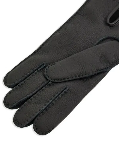Ferragamo Gloves In Black