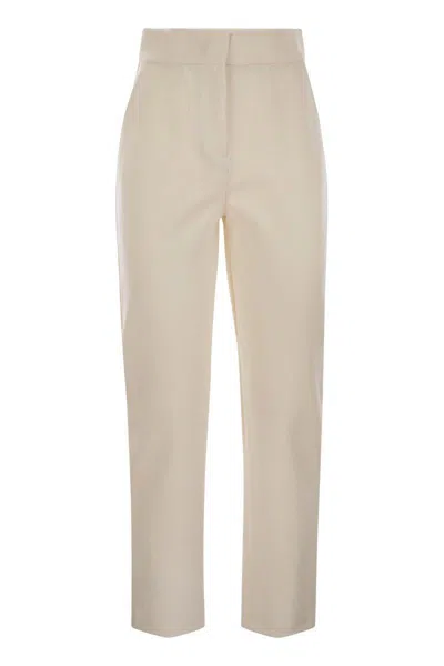 Max Mara Maxmara Women Orlanda - Slim-fit Trousers In White