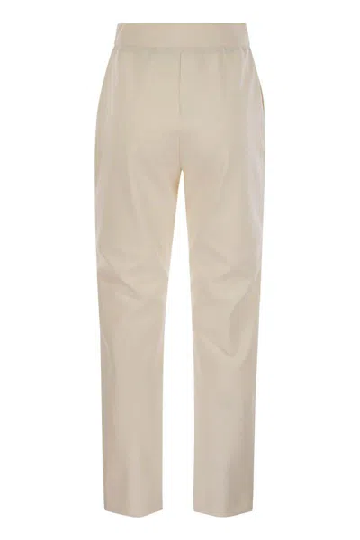 Max Mara Maxmara Women Orlanda - Slim-fit Trousers In White