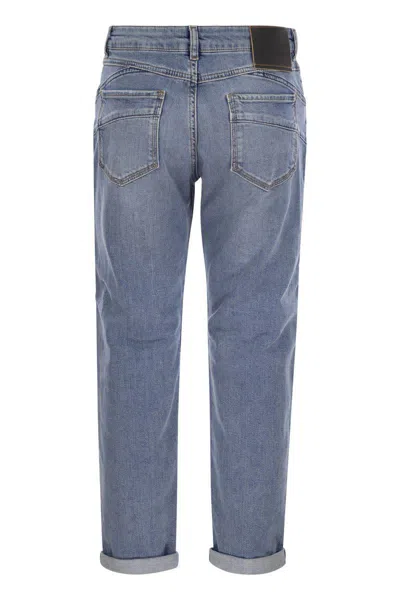 Sportmax Denim Pants In Blue