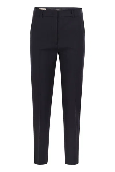 Weekend Max Mara Belt Loop Casual Pants In Black