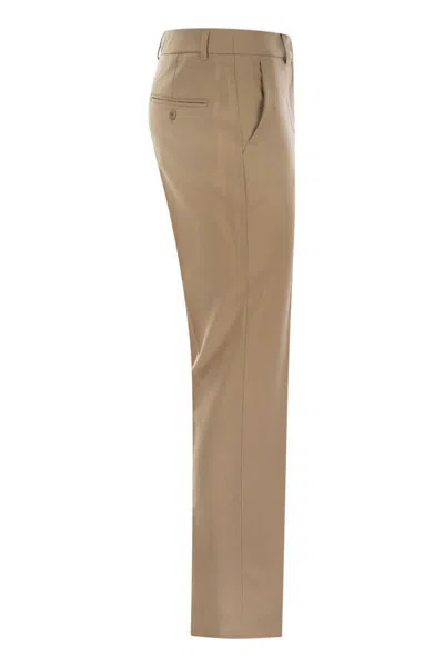 Weekend Max Mara Belt Loop Casual Pants In Beige