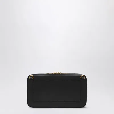 Dolce & Gabbana Dolce&gabbana Black Leather Shoulder Bag With Logo Women In Black