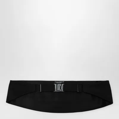 Dolce & Gabbana Dolce&gabbana Silk Satin Cummerbund In Black