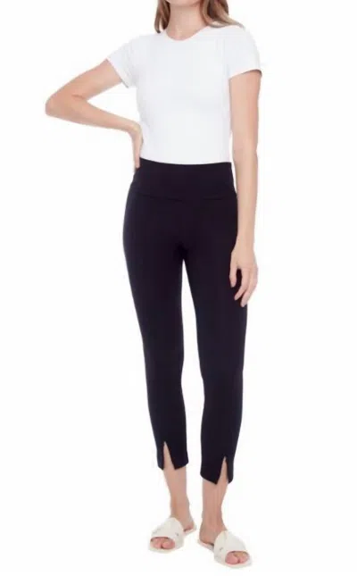Iltm Anabel Compression Ankle Zip Pant In Navy In Blue