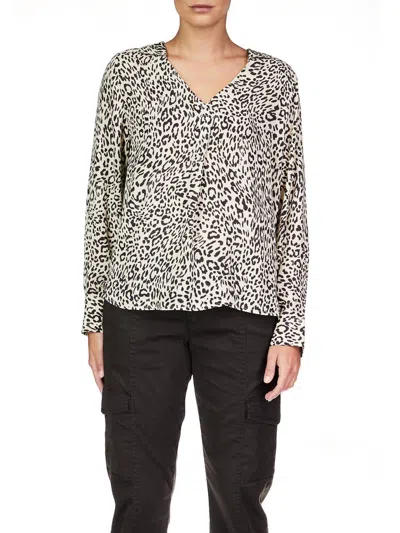 Sanctuary Johnny Collar Tunic In Gentle Spots In Multi