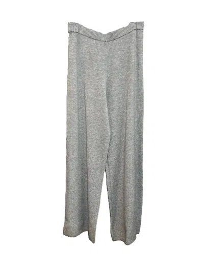 Charlie B Women's Straight Leg Knit Pant In Gray In Grey
