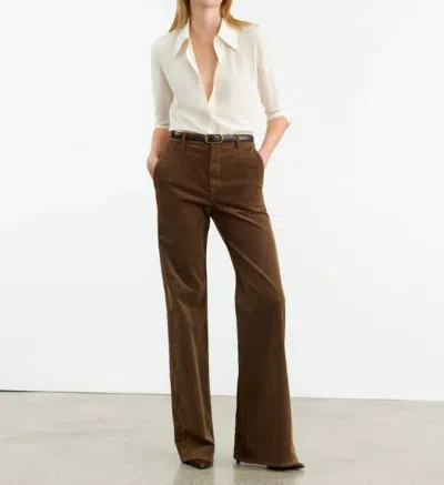 Nili Lotan Anna Pant In Cigar In Multi