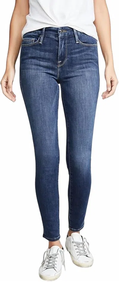 Shop Good American Women's Legs Skinny Jeans In Blue