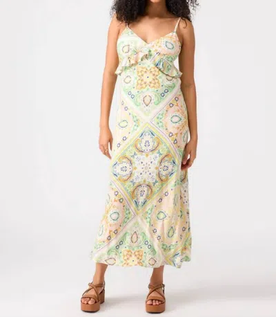 Sanctuary Spring Favorite Scarf Print Slipdress In Multi