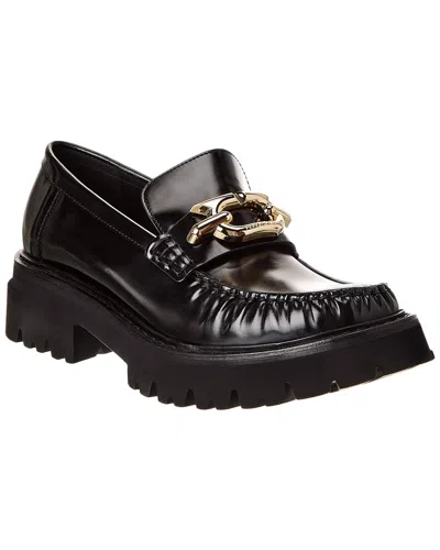 Ferragamo Ingrid Leather Loafer In White