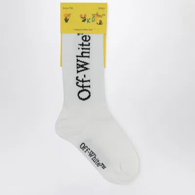 Off-white White Socks With Logo In White