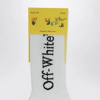 Off-white White Socks With Logo In White