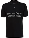 HOOD BY AIR American Psycho print polo shirt,HANDWASH