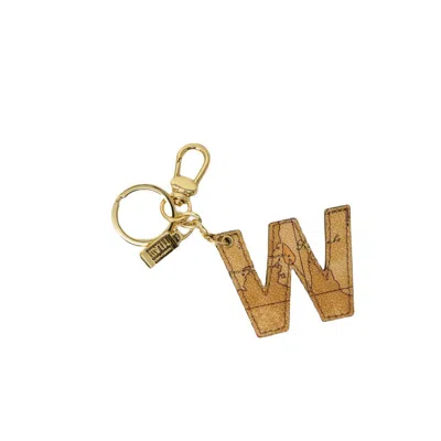 Alviero Martini Prima Classe Leather Women's Keychain In Beige