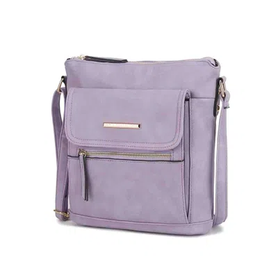 Mkf Collection By Mia K Triss Shoulder Women's Multi Compartments Handbag In Blue