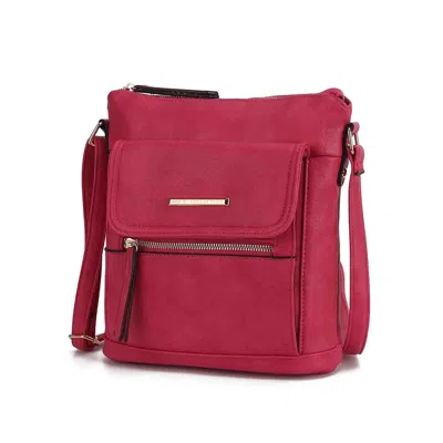 Mkf Collection By Mia K Triss Shoulder Women's Multi Compartments Handbag In Pink