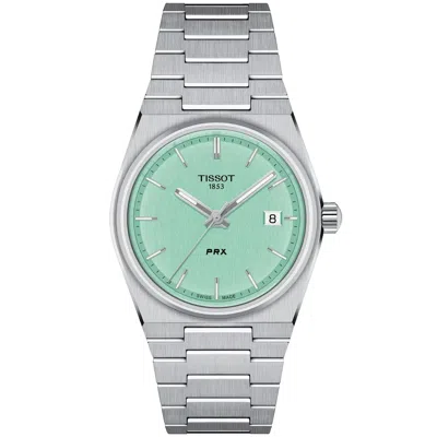 Tissot Men's T-classic Prx Light Green Dial Watch In Green