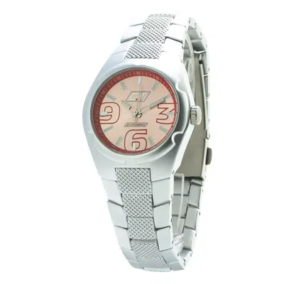 Chronotech Silver Polycarbonate Watch In Silver