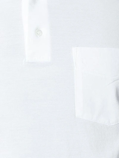 Shop Aspesi Classic Polo Shirt In White