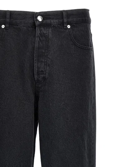 Apc A.p.c. Mens Martin Stonewashed Black Denim Jeans
