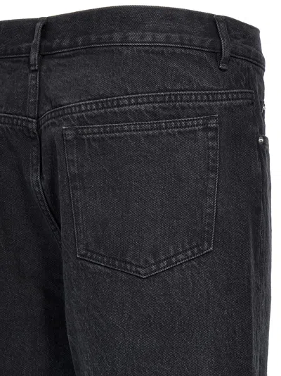 Apc A.p.c. Mens Martin Stonewashed Black Denim Jeans