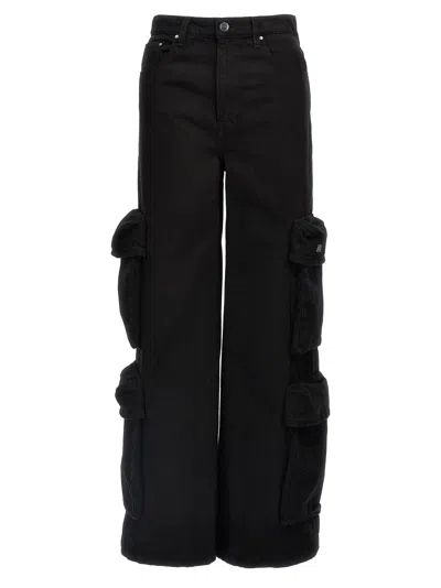Amiri Black Baggy Cargo Jeans