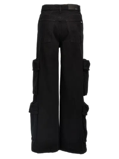 Amiri Black Baggy Cargo Jeans