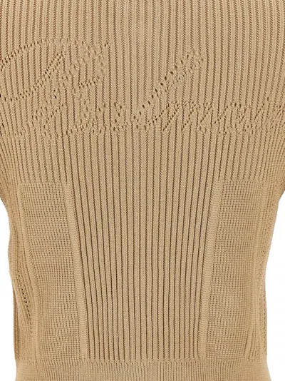 Balmain Ribbed Knit Cropped Cardigan
