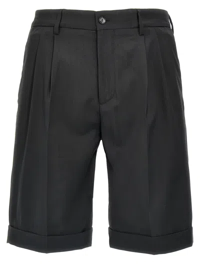 Barena Venezia Stretch Twill Shorts In Black