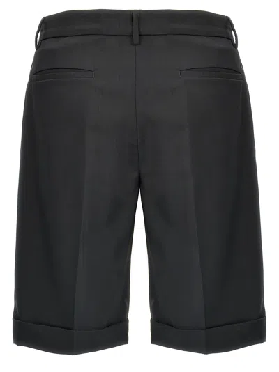 Barena Venezia Stretch Twill Shorts In Black