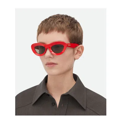 Bottega Veneta Eyewear Cat Eye Frame Sunglasses