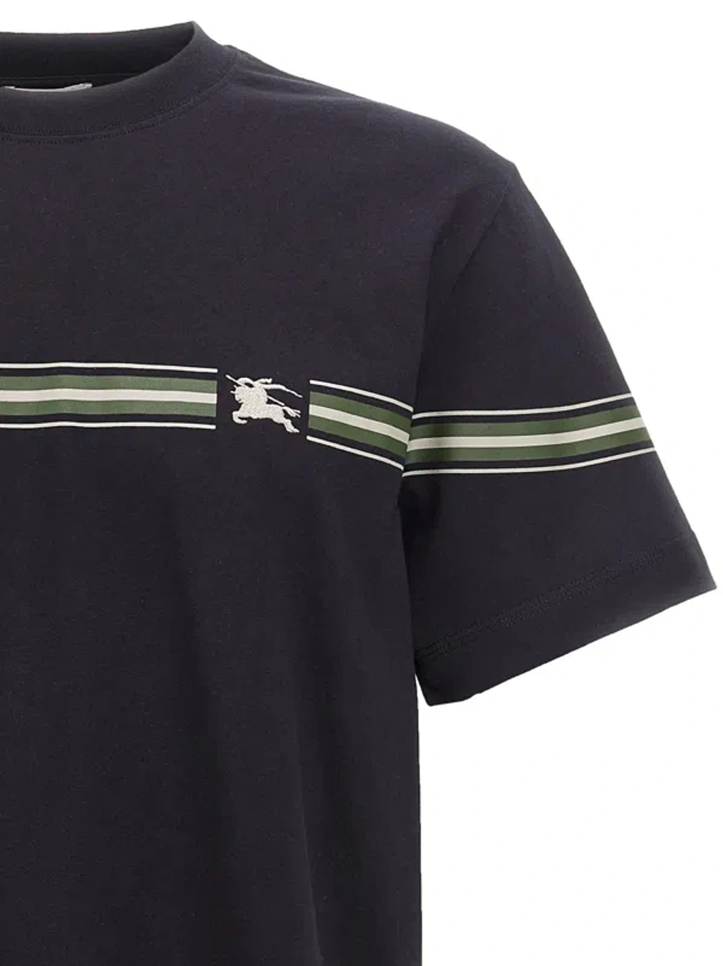 【送料&関税込】Burberry Hs24-mw-sic T-shirt Burberry Hs24-mw-sic T-shirt In Indigo | ModeSens