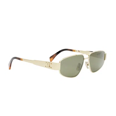 Celine Metal Frame Sunglasses With Adjustable Nose Pads