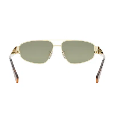 Celine Metal Frame Sunglasses With Adjustable Nose Pads