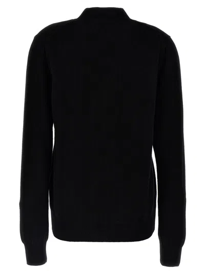 Comme Des Garçons Play Overlapping Heart Wool Cardigan