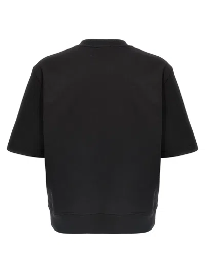 Diesel S-cooling Biologic Cotton Sweatshirt With Metal Oval-d Logo