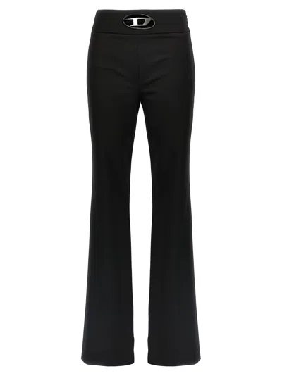 Diesel Women P-erseus Wool Blend Trousers