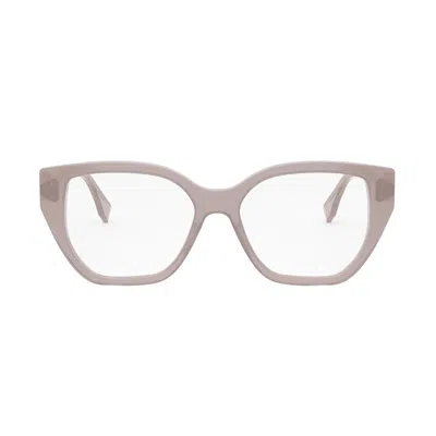 Fendi Fe50100i Ff Diamonds 072 Rosa Chiaro Glasses