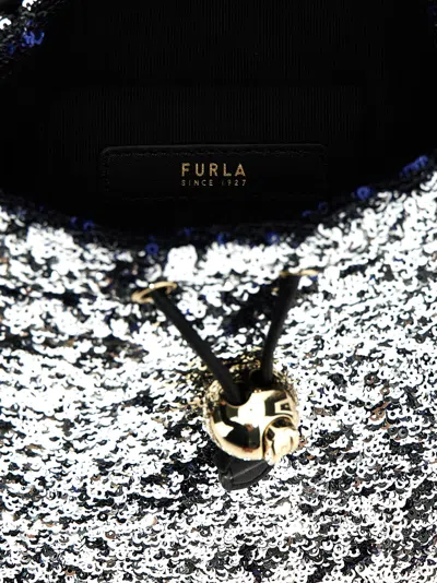 Furla Silver Mionido Bucket Bag