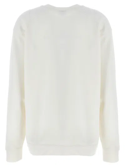 Ganni Off-white Isoli Kittens Drop Shoulder Sweatshirt