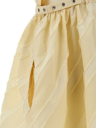Ganni Stripe-pattern Midi Dress
