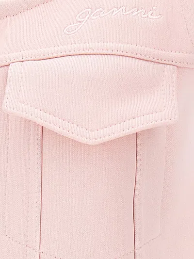 Ganni Women's Heavy Fleece Mini Dress